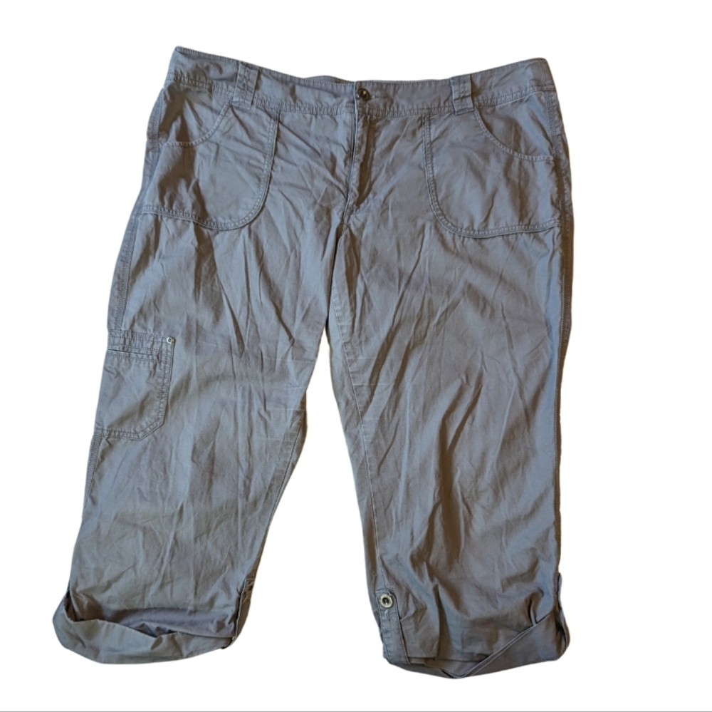 Denver Hayes sz18 Curvy Fit lightweight capri pants EUC